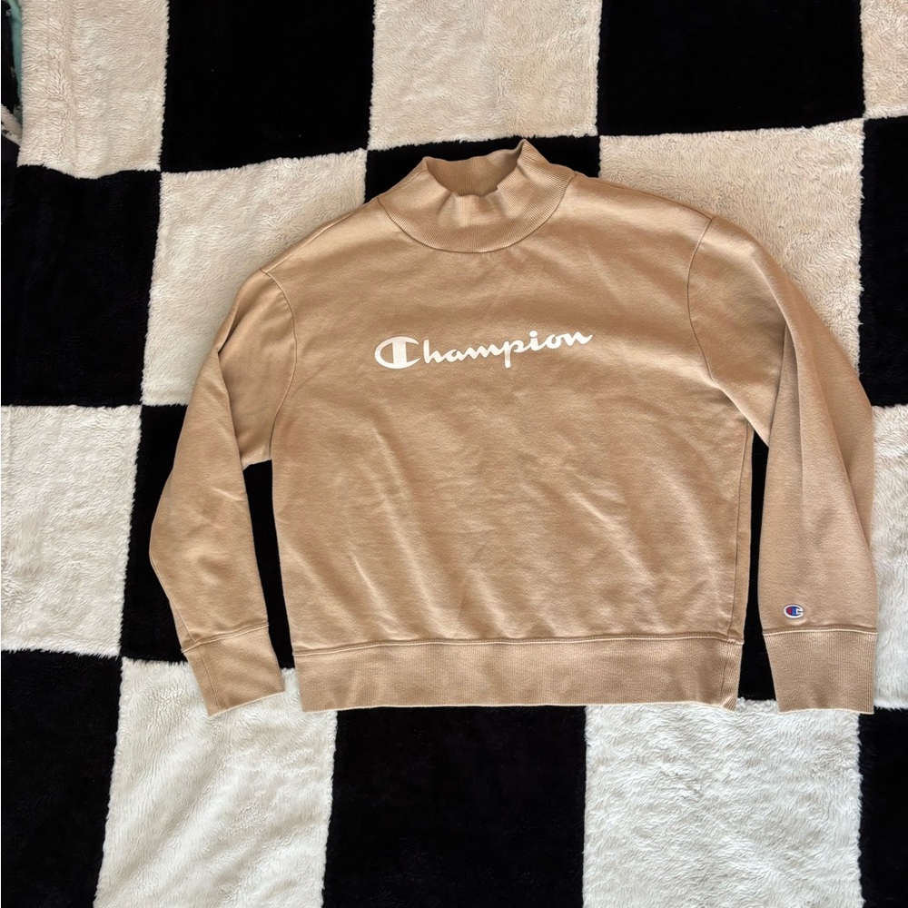 Champion Beige Fleece Sweatshirt
